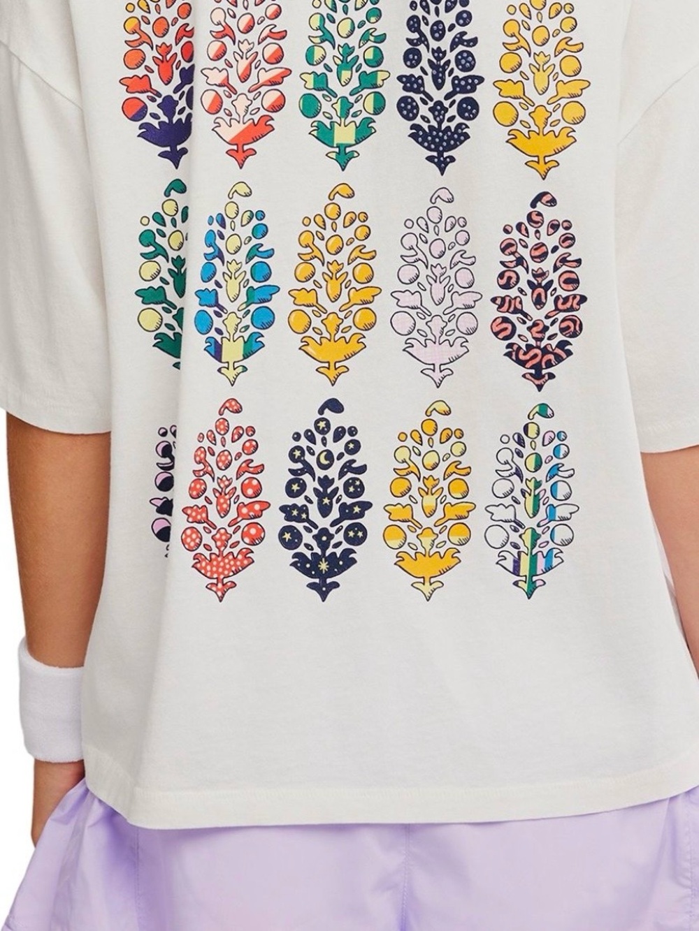 SOLD OUT Free People FP Movement Tackle Logo Tee NWT Oversized Graphic Medium